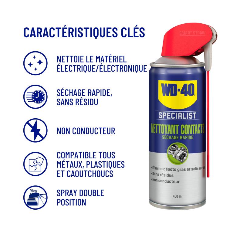 Nettoyant Contact WD40 Nettoyant Contacts WD-40 Specialist 400 ml - ref. 33368