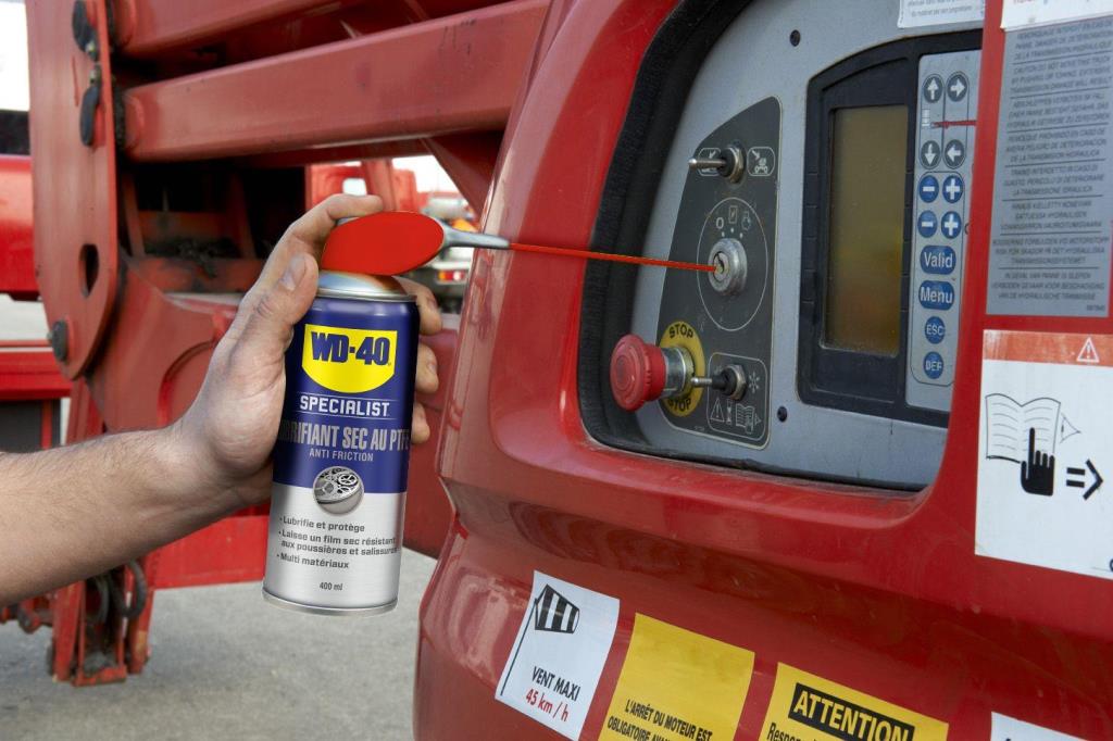 Dégrippant-Lubrifiant WD40 Lubrifiant Sec au PTFE WD-40 Specialist 400 ml - ref. 33394