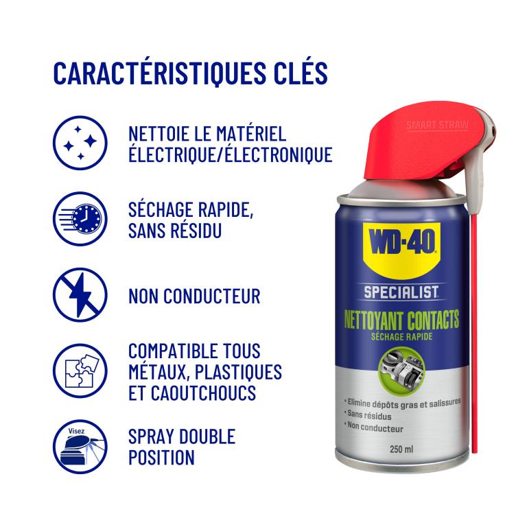 Nettoyant Contact WD40 Nettoyant Contacts WD-40 Specialist 250 ml - ref. 33716