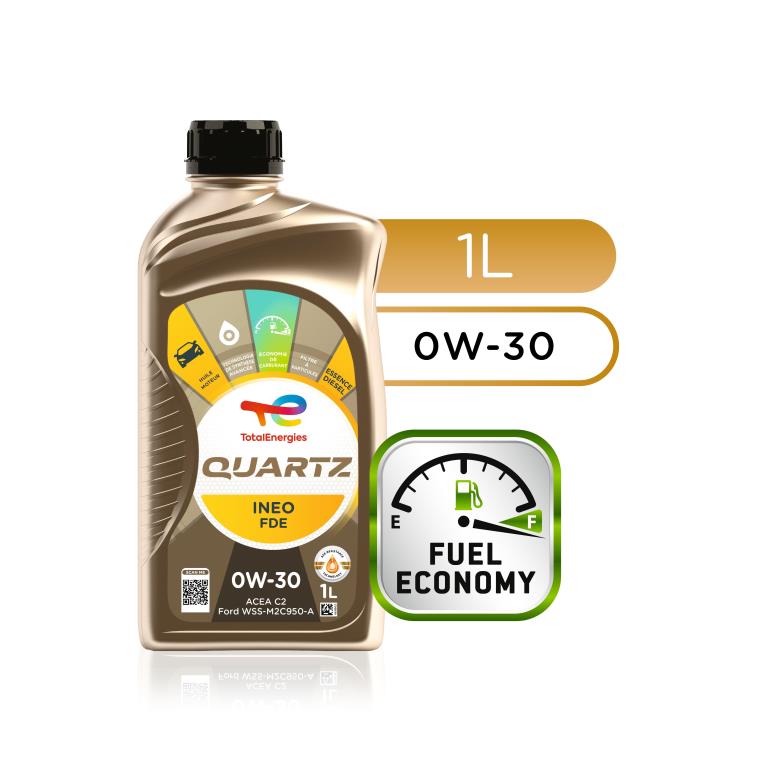 Huile moteur TotalEnergies QUARTZ INEO FDE 0W-30  1L - ref. 214192