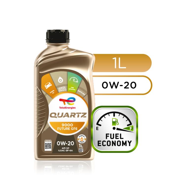 Huile moteur TotalEnergies QUARTZ FUTURE GF-6 0W-20 1L - ref. 223758