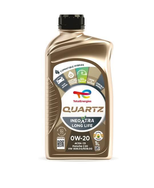 Huile moteur TotalEnergies QUARTZ INEO XTRA LONG LIFE 0W20 1L - ref. 226008