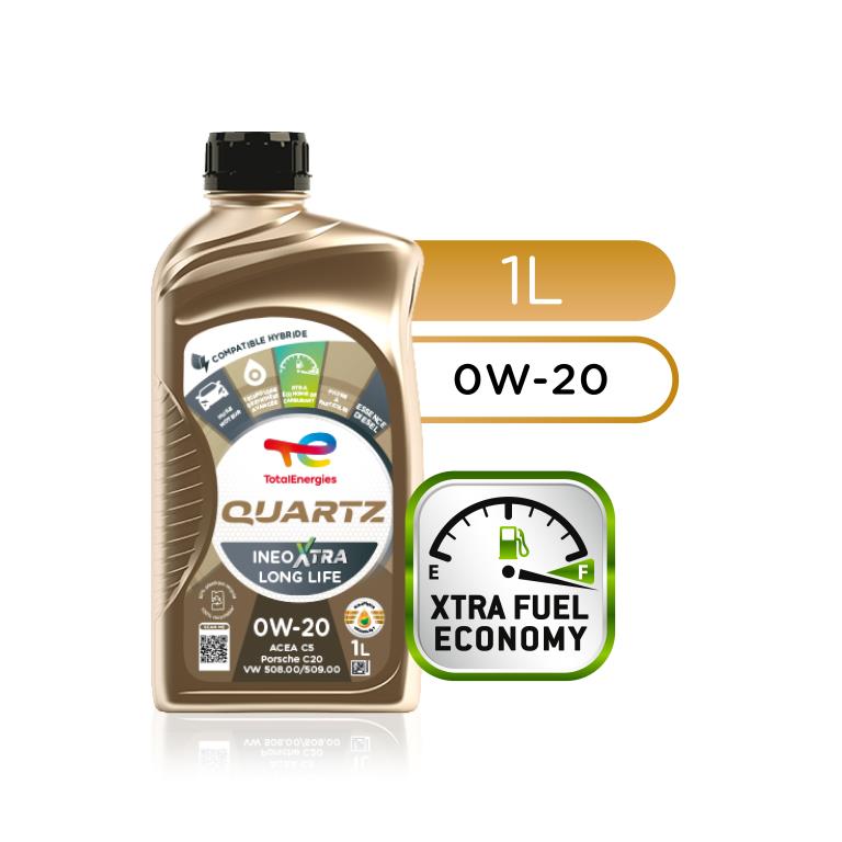 Huile moteur TotalEnergies QUARTZ INEO XTRA LONG LIFE 0W20 1L - ref. 226008