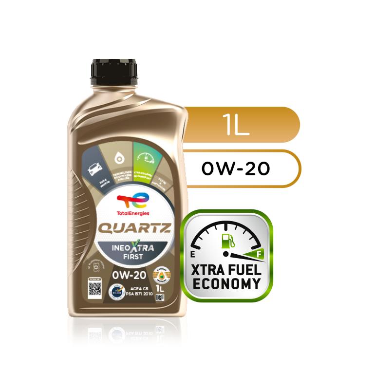 Huile moteur TotalEnergies Quartz Ineo Xtra First 0W-20 1 L - ref. 229419