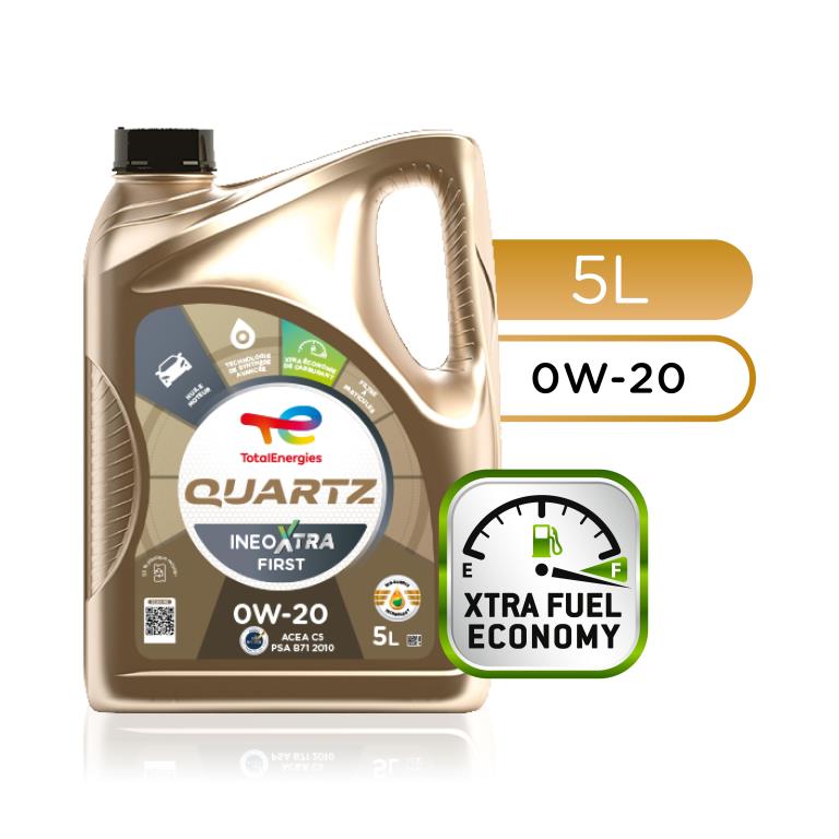 Aceite de motor (Aceite motor) TotalEnergies Quartz Ineo Xtra First 0W-20 5 L - ref. 229480