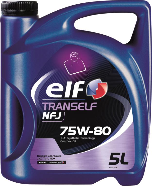 Huile boîte de vitesses (Huile de transmission) ELF TRANSELF NFJ 75W80 - ref. 194756
