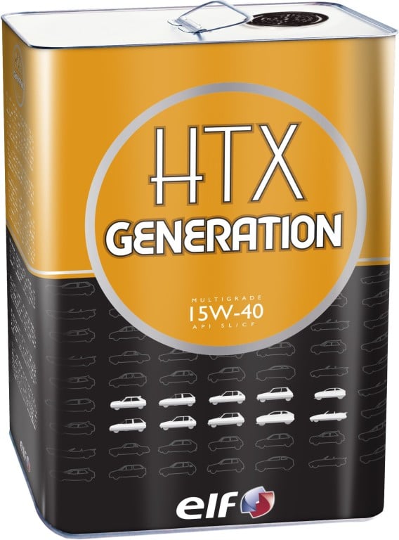 Huile moteur ELF HTX GENERATION 15W-40 5L - ref. 211280