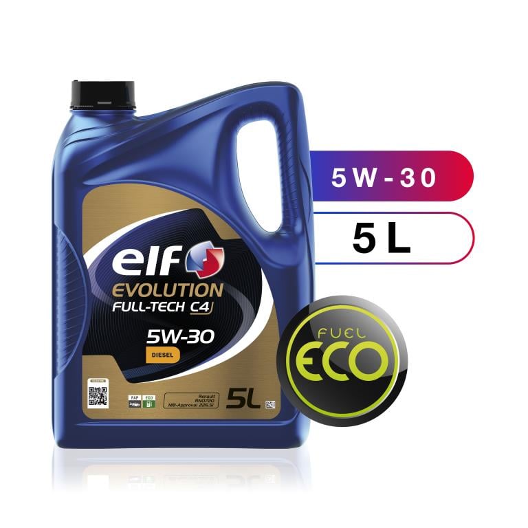 Huile moteur ELF EVOLUTION FULLTECH C4 5W-30  5L - ref. 213919
