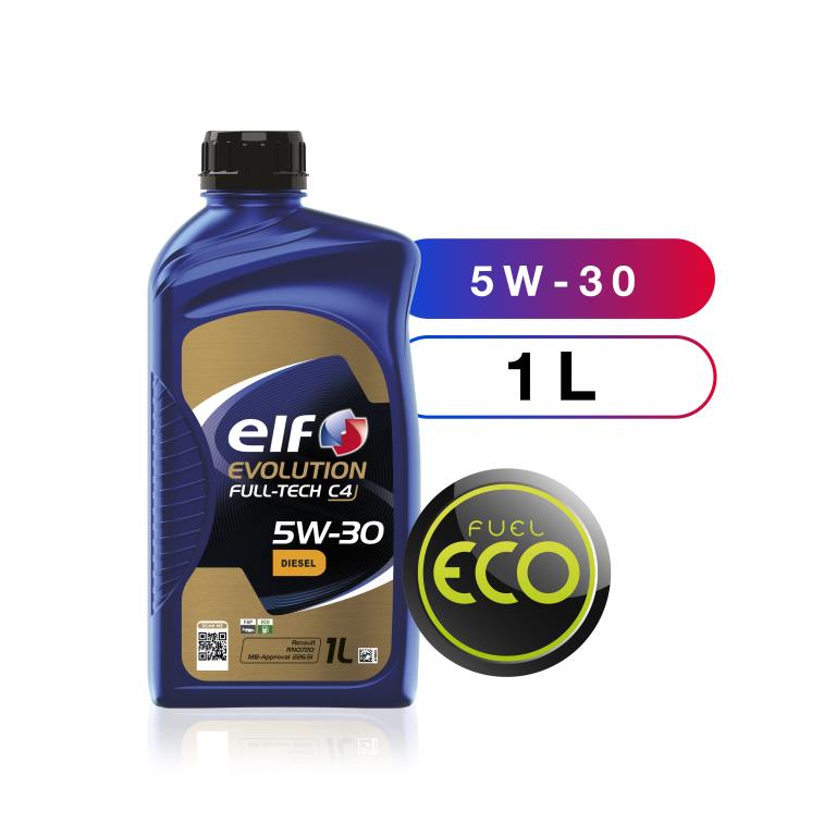 Huile moteur ELF EVOLUTION FULL-TECH C4 5W-30 1L - ref. 213925