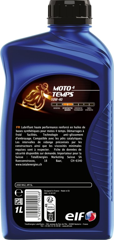 Huile moto ELF ref. 213940