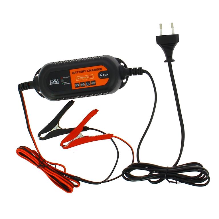 Chargeur de batterie de voiture ((de 6 à 12 V, et câbles)) XLP TOOLS ref. 551546
