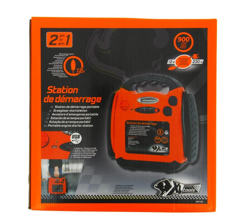 Impulsionador de arranque de baterias (Reforço da bateria) XLP TOOLS ref. 552130