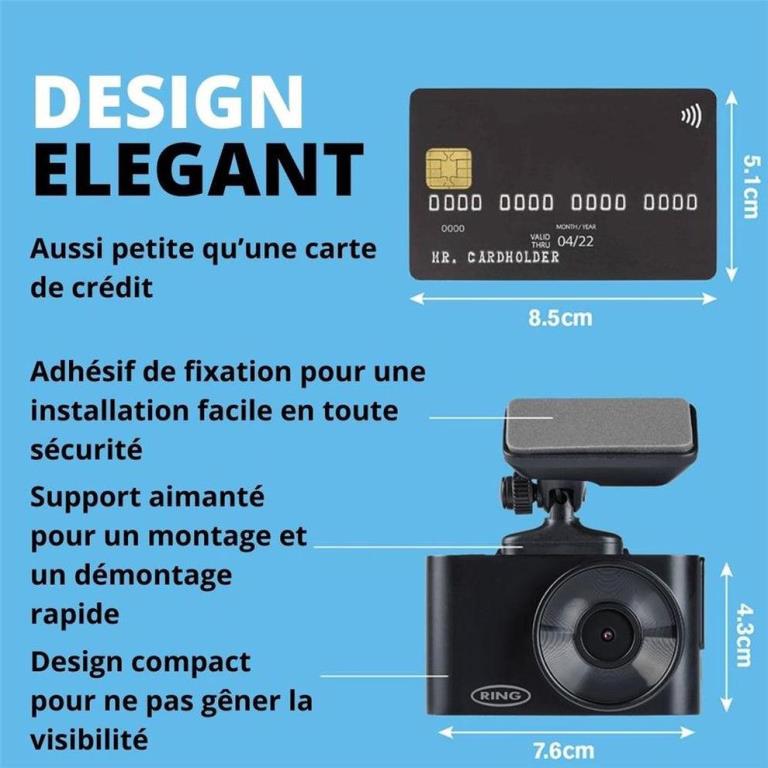 Dashcam (Caméra embarquée) RING RSDC3000