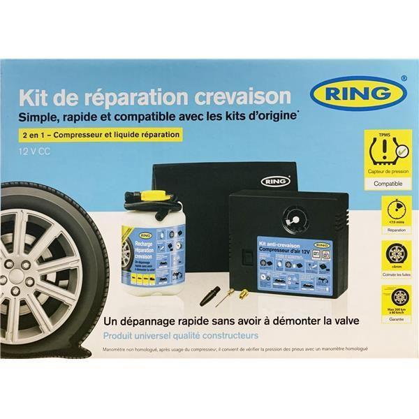 Kit de réparation pneu (Kit crevaison) RING ref. RTK4FR