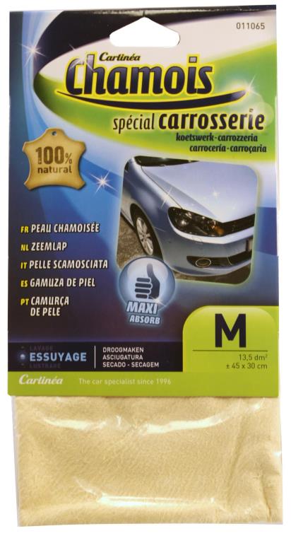 Peau chamoisée essuyage et séchage CARLINEA ref. 011 065