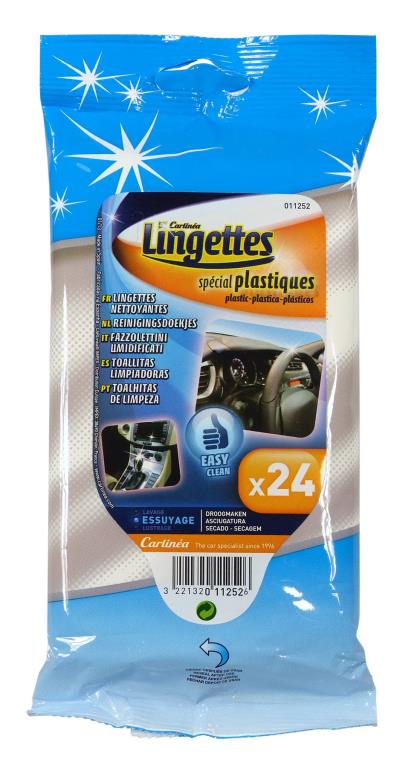 Lingettes Plastiques CARLINEA ref. 011252
