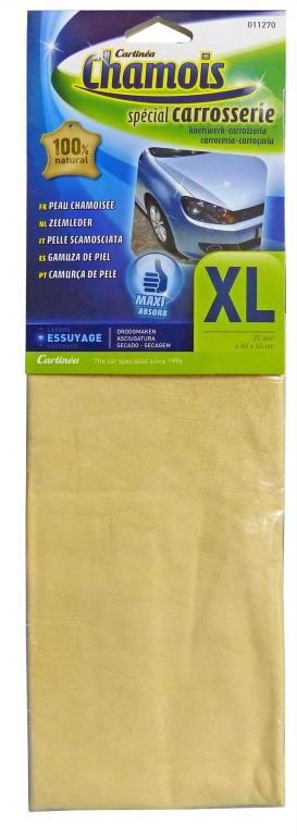 Peau chamoisée essuyage et séchage CARLINEA ref. 011 270
