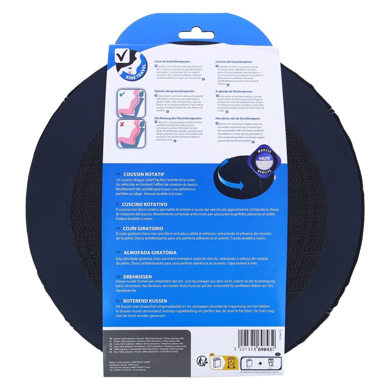 Almofada de viagem KINE TRAVEL ref. 169 843