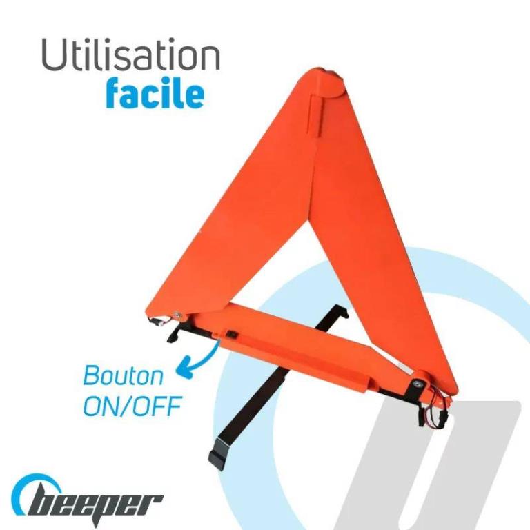 Triangle de signalisation (Triangle de sécurité) BEEPER ref. HL610