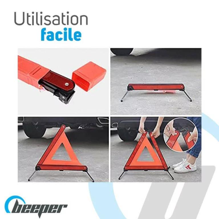 Triangle de signalisation (Triangle de sécurité) BEEPER ref. HL601