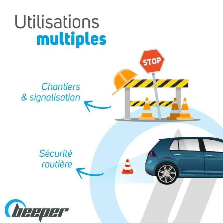 Cône de signalisation BEEPER HL701-5