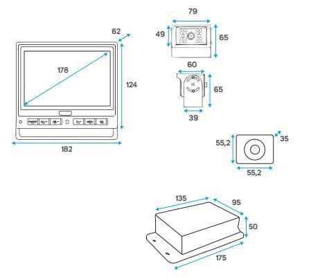 Caméra de recul (Caméra de recul) BEEPER ref. BPRO-73