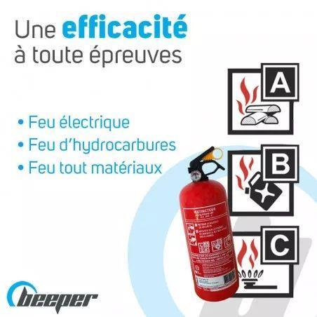 Extincteur BEEPER EXT2ABC-TT