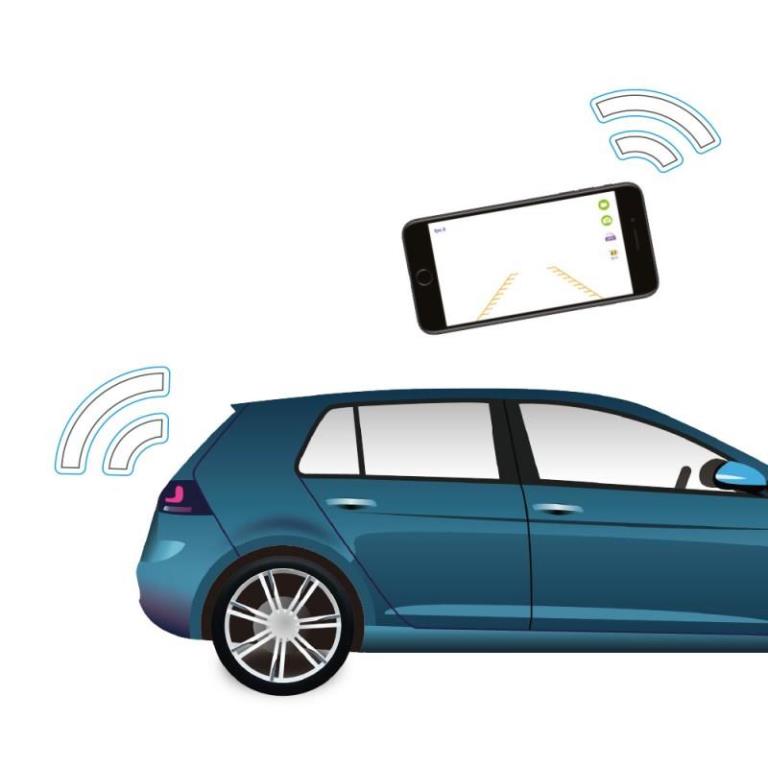 Caméra de recul (Caméra de recul) BEEPER ref. H2WIFI