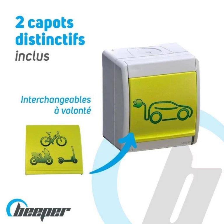 Adaptateur, prise (Fiche attelage) BEEPER ref. HYB-P01