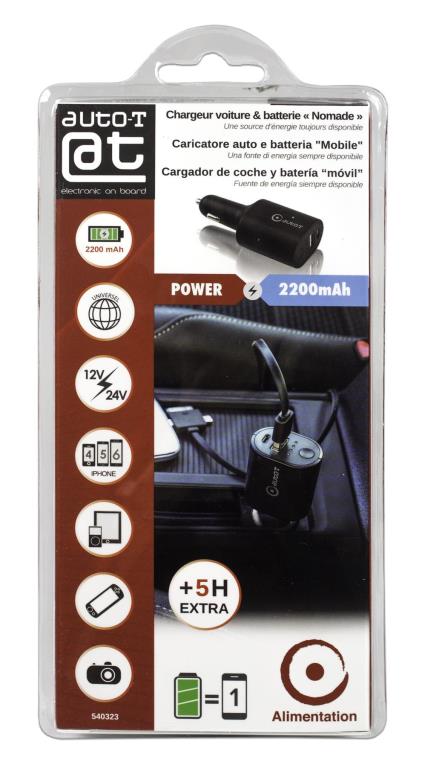Cargador enciende puro AUTO-T ref. 540323