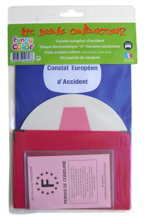 Kit jeune conducteur COLOR POP ref. 550 206