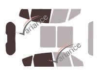 Film solaire sur mesure (Film teinté) VARIANCE AUTO ref. k-3-2164-2-33