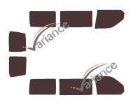 Film solaire sur mesure (Film teinté) VARIANCE AUTO ref. k-3-2635-1-45
