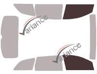 Film solaire sur mesure (Film teinté) VARIANCE AUTO ref. k-3-108-3-54