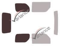 Film solaire sur mesure (Film teinté) VARIANCE AUTO ref. k-3-2357-2-32