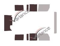 Film solaire sur mesure (Film teinté) VARIANCE AUTO ref. k-3-1219-2-54
