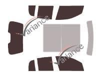 Film solaire sur mesure (Film teinté) VARIANCE AUTO ref. k-3-2293-1-45