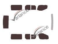 Film solaire sur mesure (Film teinté) VARIANCE AUTO ref. k-3-1728-1-46