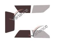Film solaire sur mesure (Film teinté) VARIANCE AUTO ref. k-3-2167-2-32