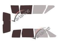 Film solaire sur mesure (Film teinté) VARIANCE AUTO ref. k-3-2087-2-33