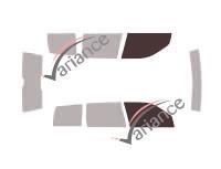 Film solaire sur mesure (Film teinté) VARIANCE AUTO ref. k-3-2258-3-54