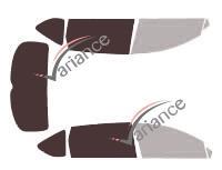 Film solaire sur mesure (Film teinté) VARIANCE AUTO ref. k-3-2338-2-32
