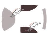 Film solaire sur mesure (Film teinté) VARIANCE AUTO ref. k-3-297-3-54