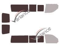 Film solaire sur mesure (Film teinté) VARIANCE AUTO ref. k-3-2641-2-33