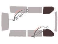 Film solaire sur mesure (Film teinté) VARIANCE AUTO ref. k-3-2628-3-54