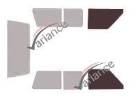 Film solaire sur mesure (Film teinté) VARIANCE AUTO ref. k-3-1720-3-54