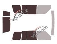 Film solaire sur mesure (Film teinté) VARIANCE AUTO ref. k-3-1178-2-33