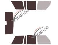Film solaire sur mesure (Film teinté) VARIANCE AUTO ref. k-3-1308-2-32