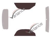 Film solaire sur mesure (Film teinté) VARIANCE AUTO ref. k-3-396-3-54