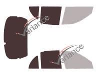 Film solaire sur mesure VARIANCE AUTO k-3-1110-2-33 Film solaire sur mesure VARIANCE AUTO k-3-1110-2-33